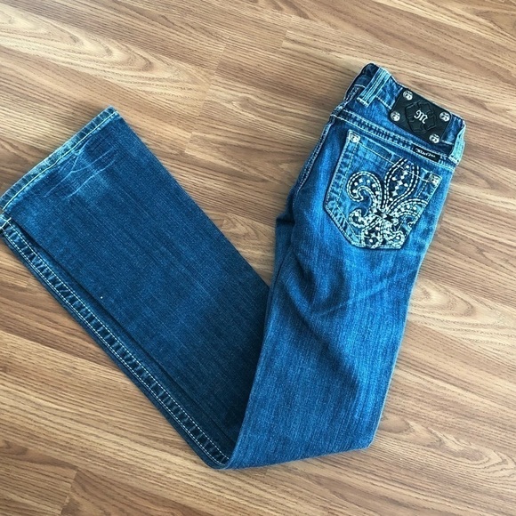 Miss Me Bootcut Denim Jeans Size 25 - Picture 3 of 16